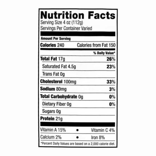 Harvestland Organic Whole Fresh Chicken Perspective: left
