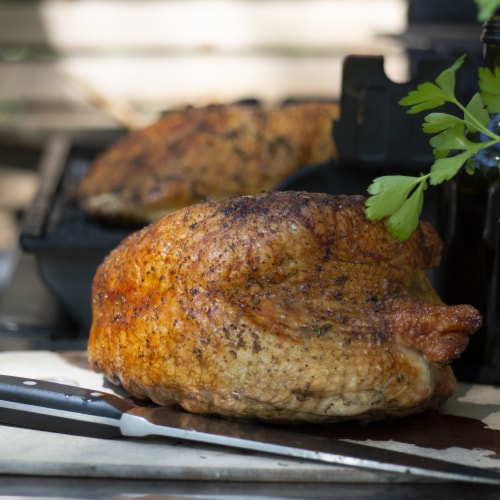 Honeysuckle White® Frozen Bone-In Turkey Breast with Gravy Perspective: left