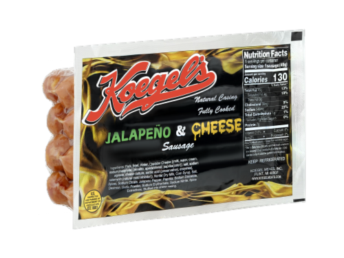 Koegel's Jalapeno & Cheese Sausages Perspective: left
