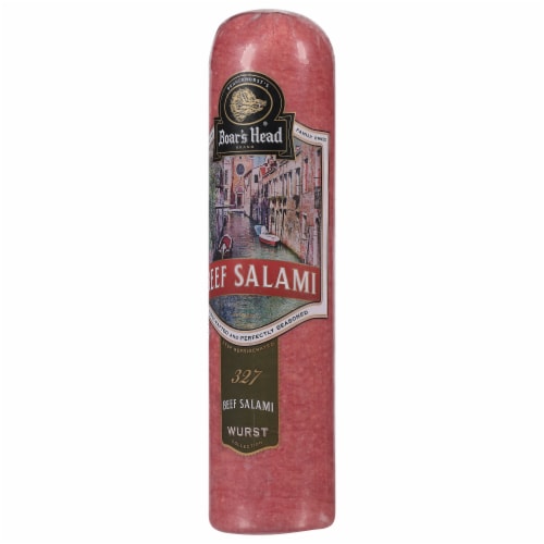 Boar's Head Beef Salami Perspective: left