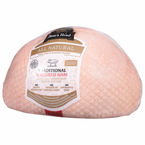 Boar’s Head All Natural Traditional Uncured Ham Perspective: left