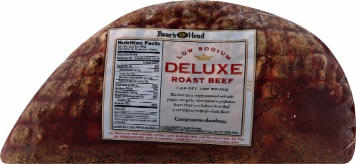Boar’s Head Deluxe Low Sodium Roast Beef Perspective: left