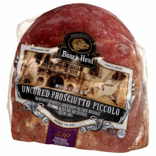 Boar’s Head Uncured Prosciutto Piccolo Perspective: left