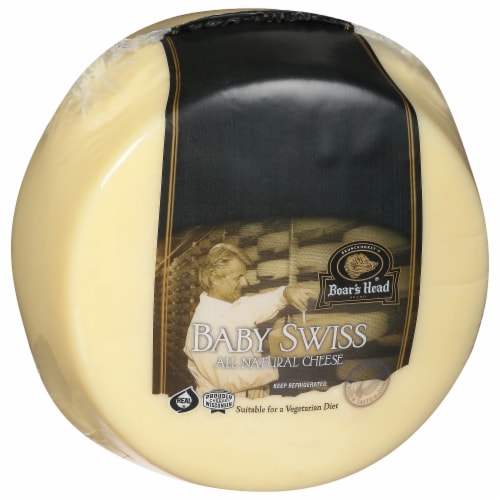 Boar's Head Baby Swiss Cheese Perspective: left