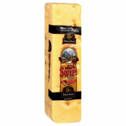 Boar’s Head Imported Switzerland Swiss Cheese Perspective: left