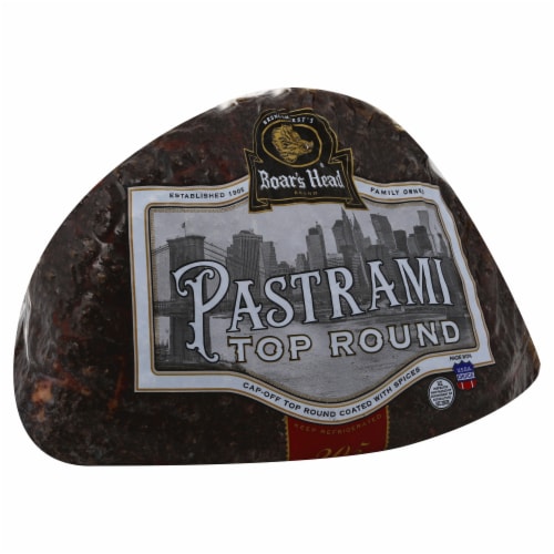 Boar’s Head Top Round Pastrami Perspective: left