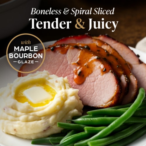 Private Selection® Boneless Spiral Sliced Ham with Natural Juices Perspective: left