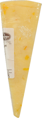 Mango Fire Cheddar Wheel Perspective: left