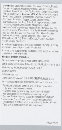 Centrum®  Adults 50+ Multi-Vitamin Mini Tablets Perspective: left