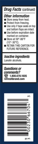 Refresh P.M. Lubricant Eye Ointment Perspective: left