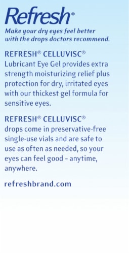 Refresh Celluvisc Lubricant Eye Drops Perspective: left