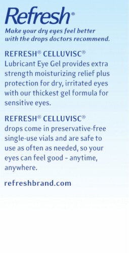 Refresh Celluvisc Lubricant Eye Drops Perspective: left