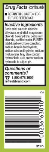 Refresh® Relieva™ Lubricant Eye Drops Perspective: left