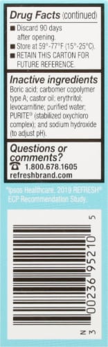 Refresh® Digital Lubricant Eye Drops Perspective: left