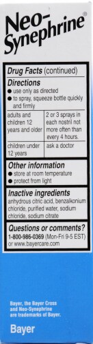 Neo-Synephrine Extra Strength Nasal Spray Perspective: left