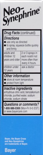 Neo-Synephrine Regular Strength Nasal Spray Perspective: left