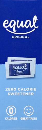 Equal® Zero Calorie Sweetener Packets Perspective: left