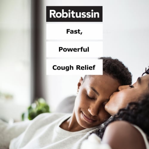 Robitussin CF Max, Severe Cough, Cold and Flu Relief, Dextromethorphan, Raspberry Mint Flavor Syrup Perspective: left