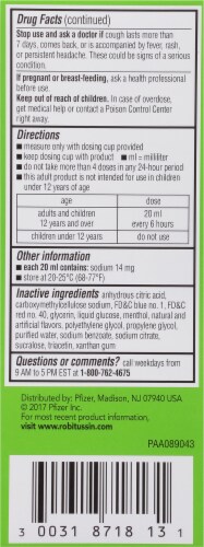 Robitussin® Adult Maximum Strength Nighttime Cough DM Max Perspective: left
