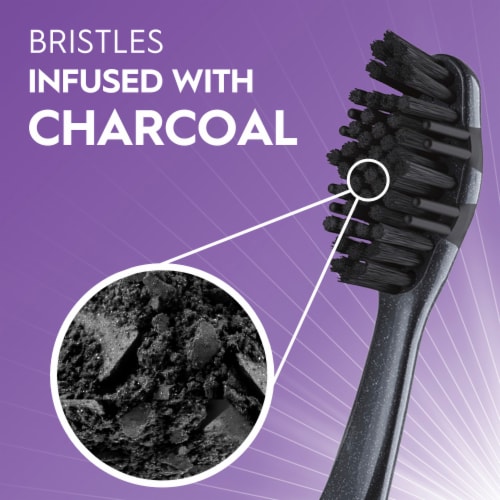 Oral-B Charcoal Toothbrush Perspective: left