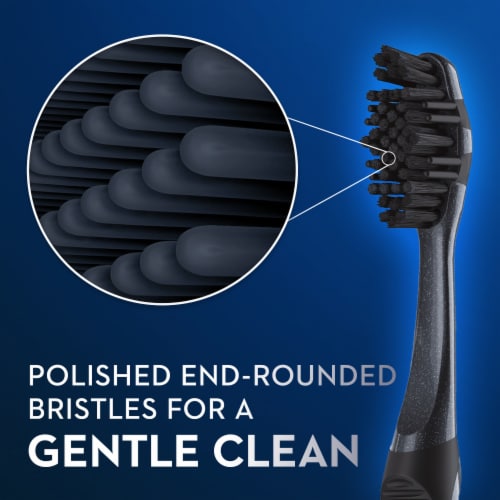 Oral-B Charcoal Toothbrush Perspective: left