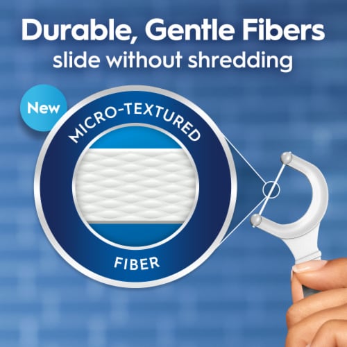 Oral-B Mint Glide Bacteria Guard Dental Floss Picks Perspective: left