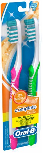 Oral-B Advantage Complete Deep Clean Medium Toothbrushes Perspective: left