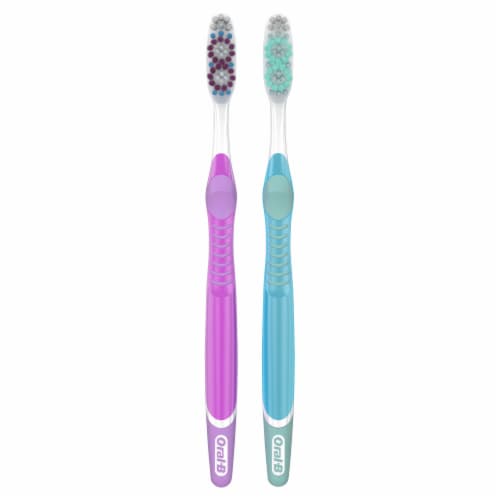 Oral-B Vivid Whitening Manual Toothbrush Perspective: left