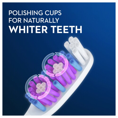 Oral-B® Vivid Dual Action Whitening Toothbrush Perspective: left