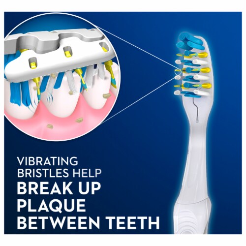 Oral-B Pulsar 3D White Soft Toothbrush Perspective: left