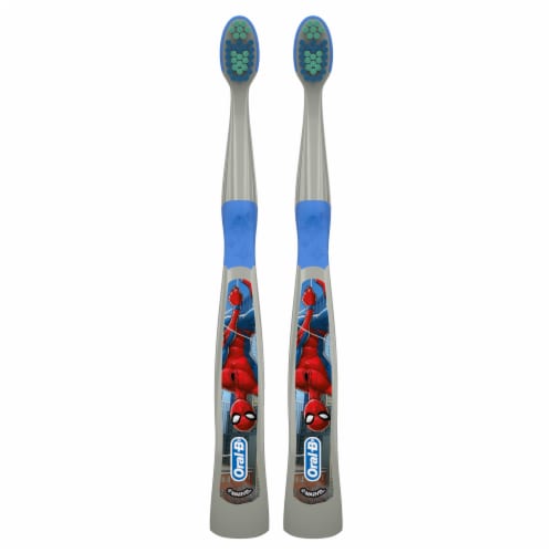 Oral-B Kid's Marvel's Spiderman Soft Manual Toothbrush Perspective: left