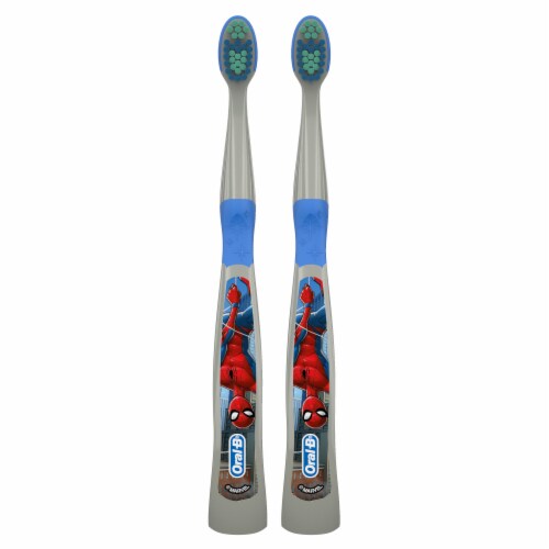 Oral-B Kid's Marvel's Spiderman Soft Manual Toothbrush Perspective: left