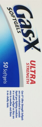 Gas-X Ultra Strength Soft Gels Perspective: left
