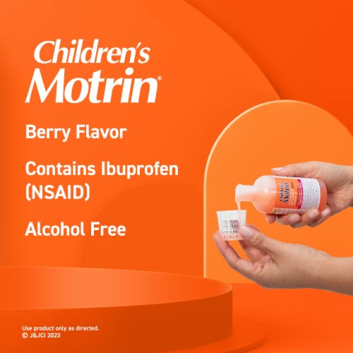 Children's Motrin Oral Suspension Perspective: left
