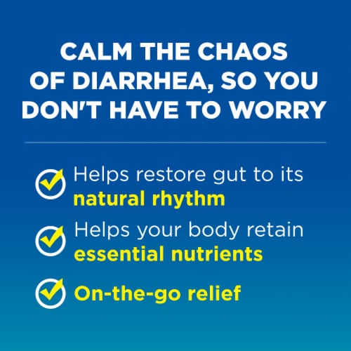 Imodium A-D Diarrhea Relief Caplets, Loperamide Hydrochloride Perspective: left