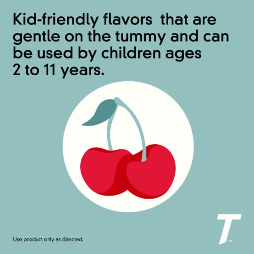 Children's Tylenol Oral Suspension Perspective: left