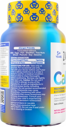 Zarbee's® Children's Calm Natural Raspberry Flavor Gummies Perspective: left