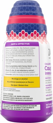 Zarbee's Nighttime Cough Syrup Perspective: left