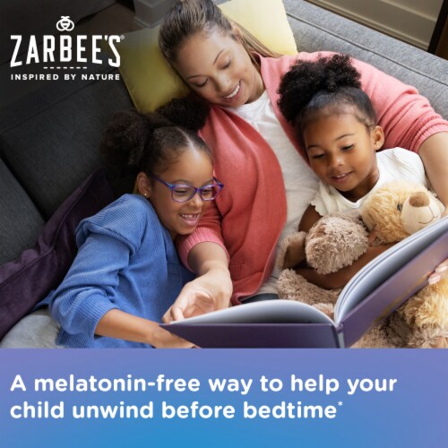 Zarbee's Gentle Bedtime Gummie Supplement Perspective: left
