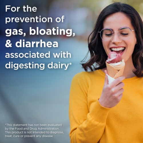 Lactaid Fast Act Lactose Intolerance Caplets Perspective: left