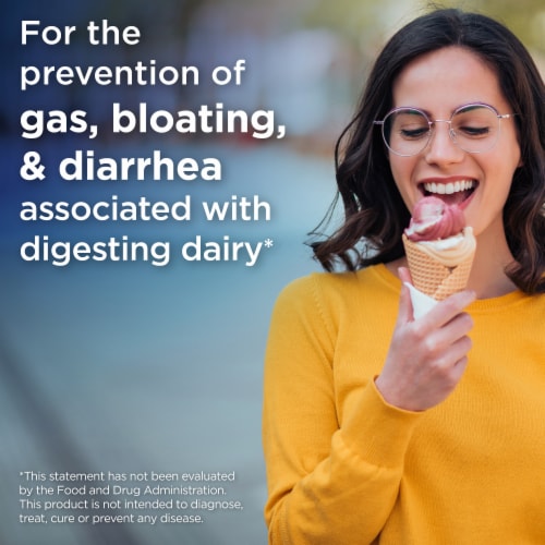 Lactaid Fast Act Lactose Intolerance Caplets Travel Size Perspective: left