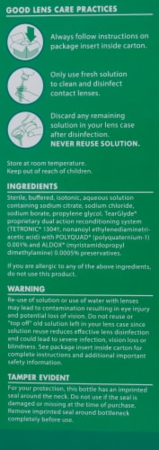 Opti-Free Replenish Disinfecting Solution Perspective: left