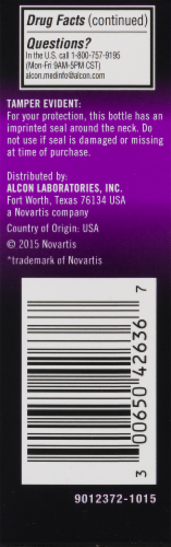 GenTeal Tears Moderate Lubricant Eye Drops Fast Soothing Relief Perspective: left