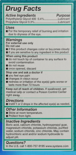 Systane Lubricant Preservative Free Eye Drops Perspective: left
