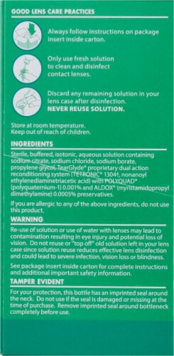 Alcon Opti-Free Replenish Enhanced Comfort Multi Purpose Disinfecting Solutions Perspective: left