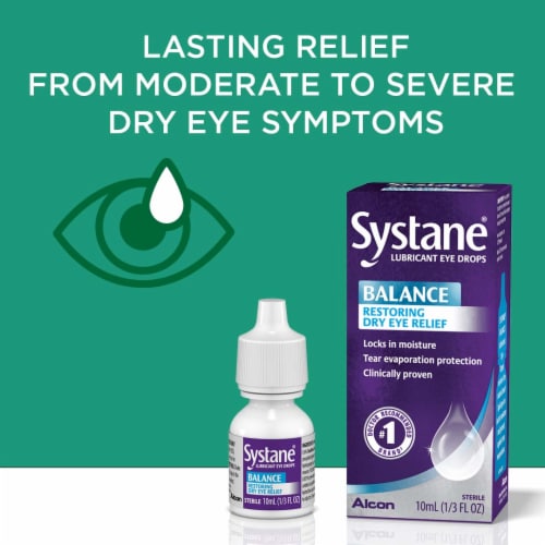 Systane Balance Lubricant Eye Drops Perspective: left
