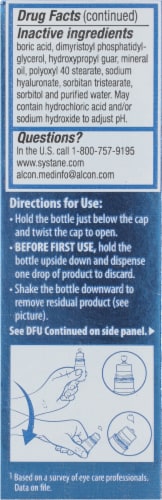 Systane® Pro Multi-Dose Preservative-Free Eye Drops Perspective: left
