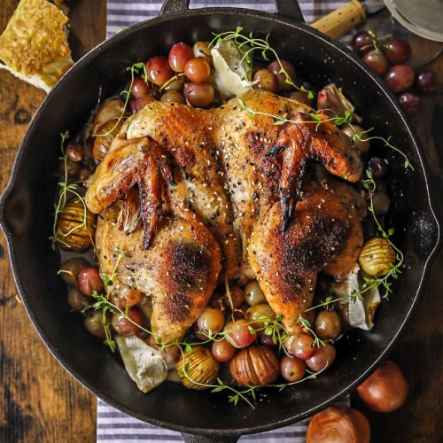 Greensbury Organic Free-Range Whole Chicken (pack of 5 whole chickens, 3-4lb each) Perspective: left