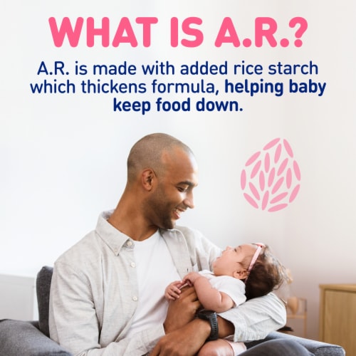 Enfamil A.R. Clinically Proven to Reduce Reflux & Spit-Up in One Week Baby Formula Perspective: left