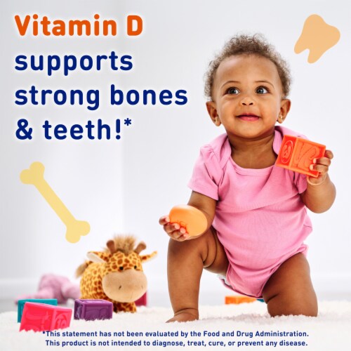 Enfamil D-Vi-Sol Vitamin D Supplement for Infants Dropper Bottle Perspective: left